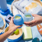 sky + kingfisher | stemm | silicone unbreakable wine glasses