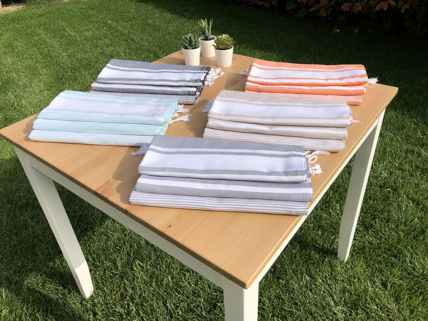 Essential Turkish Hand / Kitchen Towel Set of 3