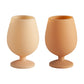 wheat + oat | stemm | silicone unbreakable wine glasses