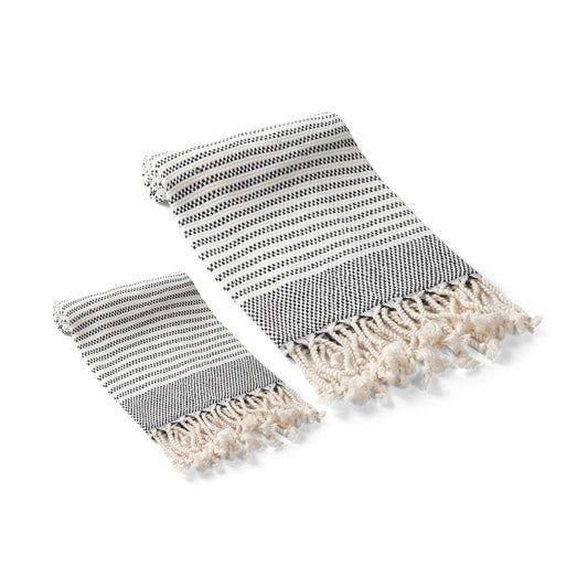 Zipper Turkish Towel Set