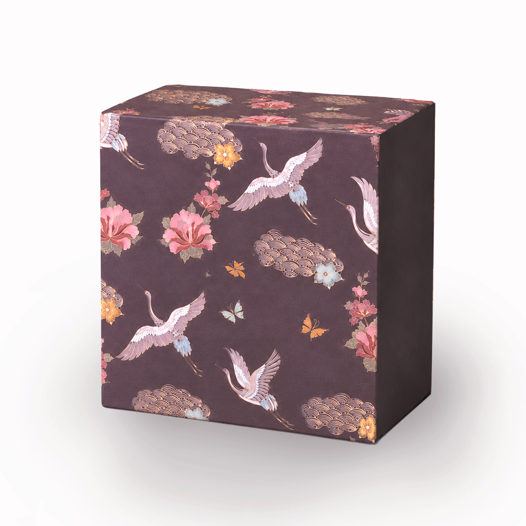 Decorative Flat Printed Packaging Gift Boxes, 3 sizes