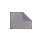 S/2 Estrellas Embroidered Placemat - Black