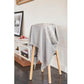 Flo Gray Textured Handloom Merino Throw