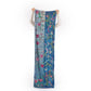 Enchanted Garden Velvet Scarf –  Dusty Blue