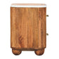 Artisan Furniture Solid Wood Aurora Marble Bedside