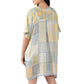Summer Daydream Silk Caftan - Lemon Green