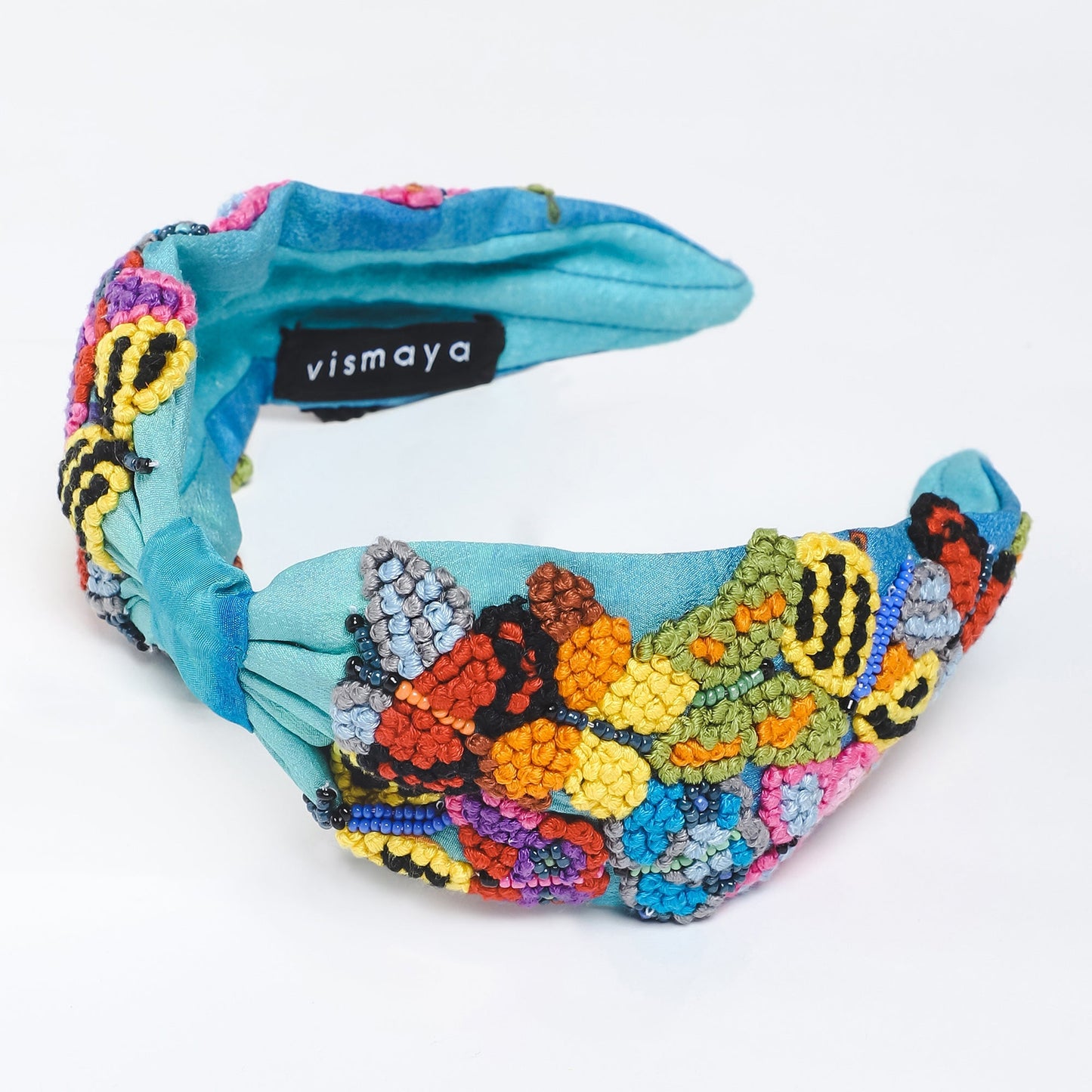 Butterfly Embroidered Headband