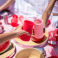 cherry + blush | stegg | silicone unbreakable highball glasses