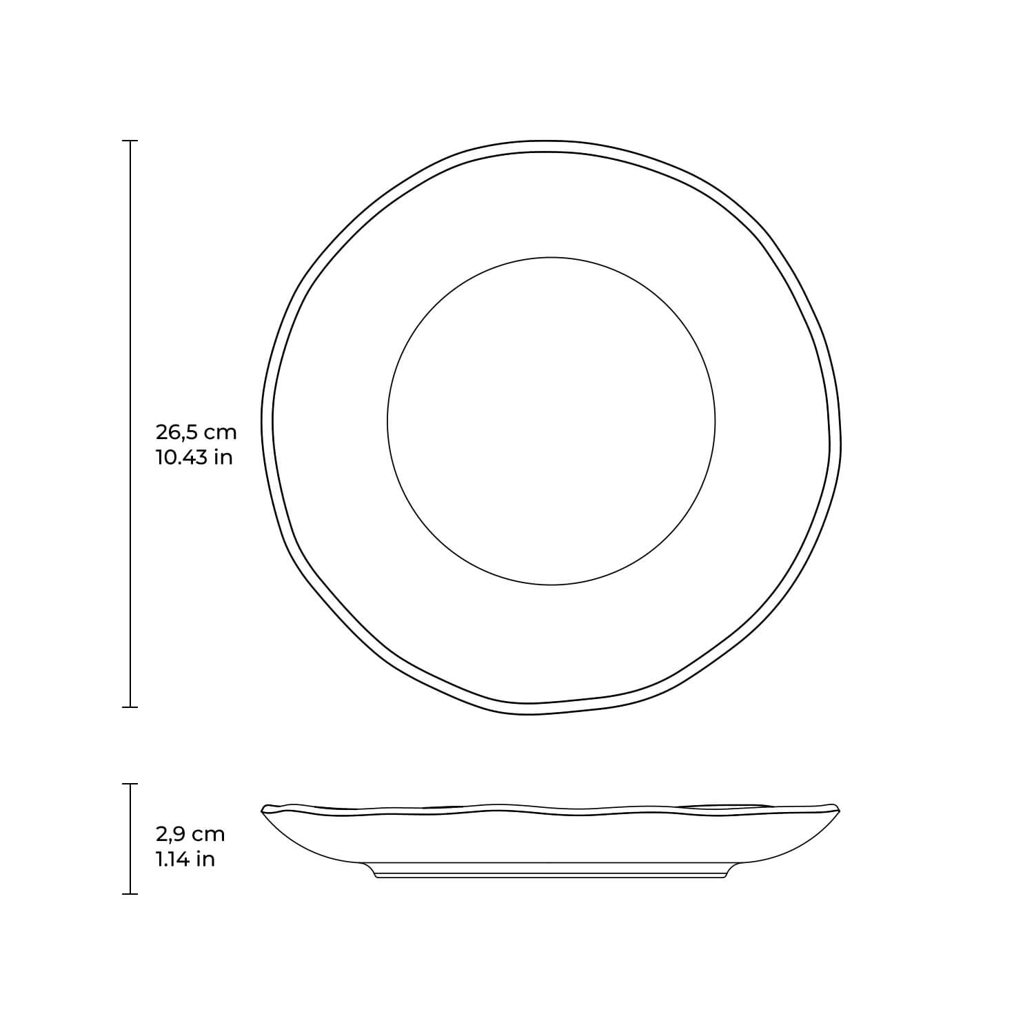 Dinner Plate Set of 6