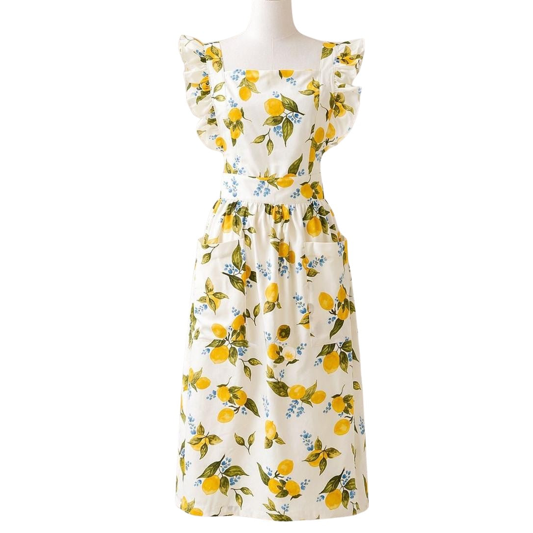 Capri Lemon Mommy Hostess Apron