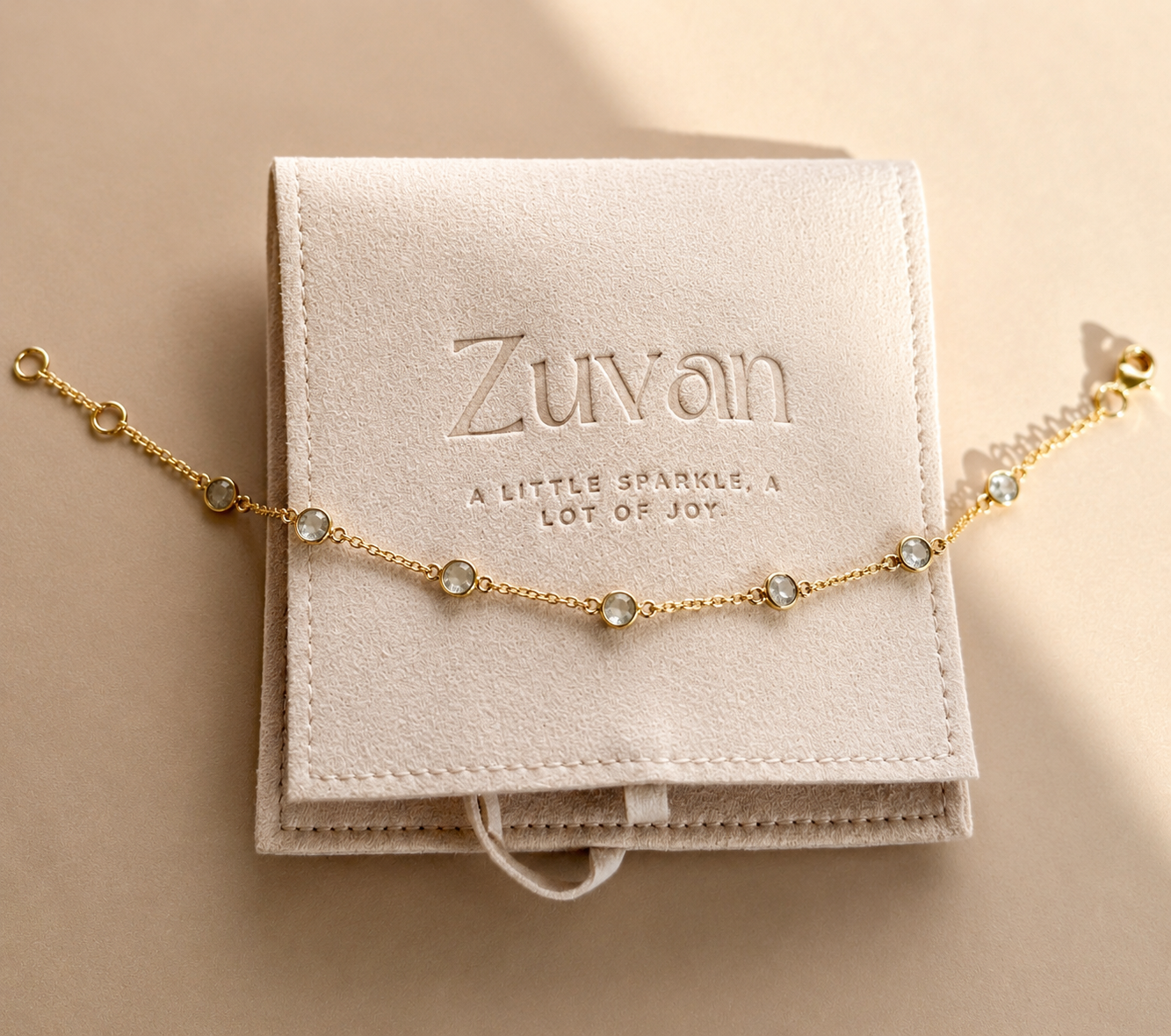 March Birthstone Bracelet — Aquamarine