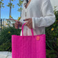 Vallarta Medium Woven Resort Crossbody Bag