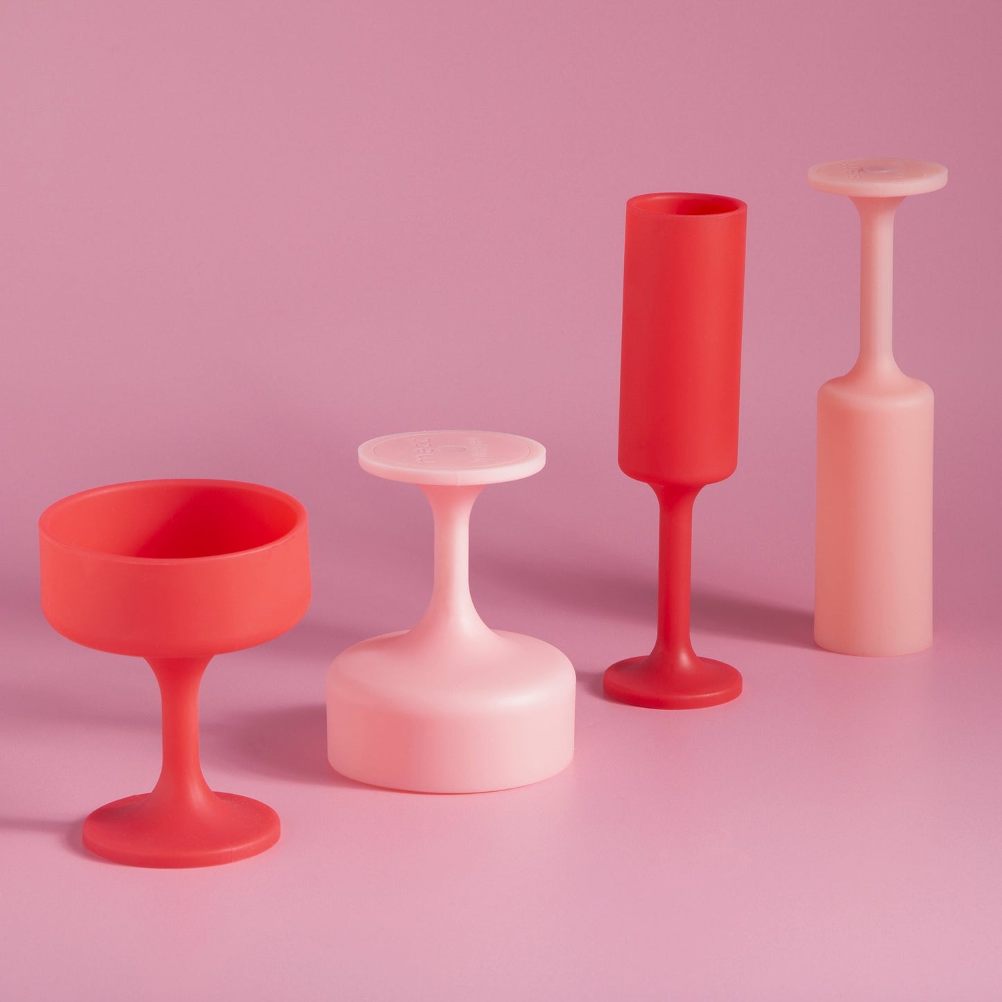 cherry + blush | seff | silicone unbreakable champagne flute