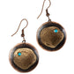 Adrift - Hammered Copper Earrings