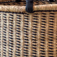 Natural w/ Black Vertical Stripe Laundry Hamper