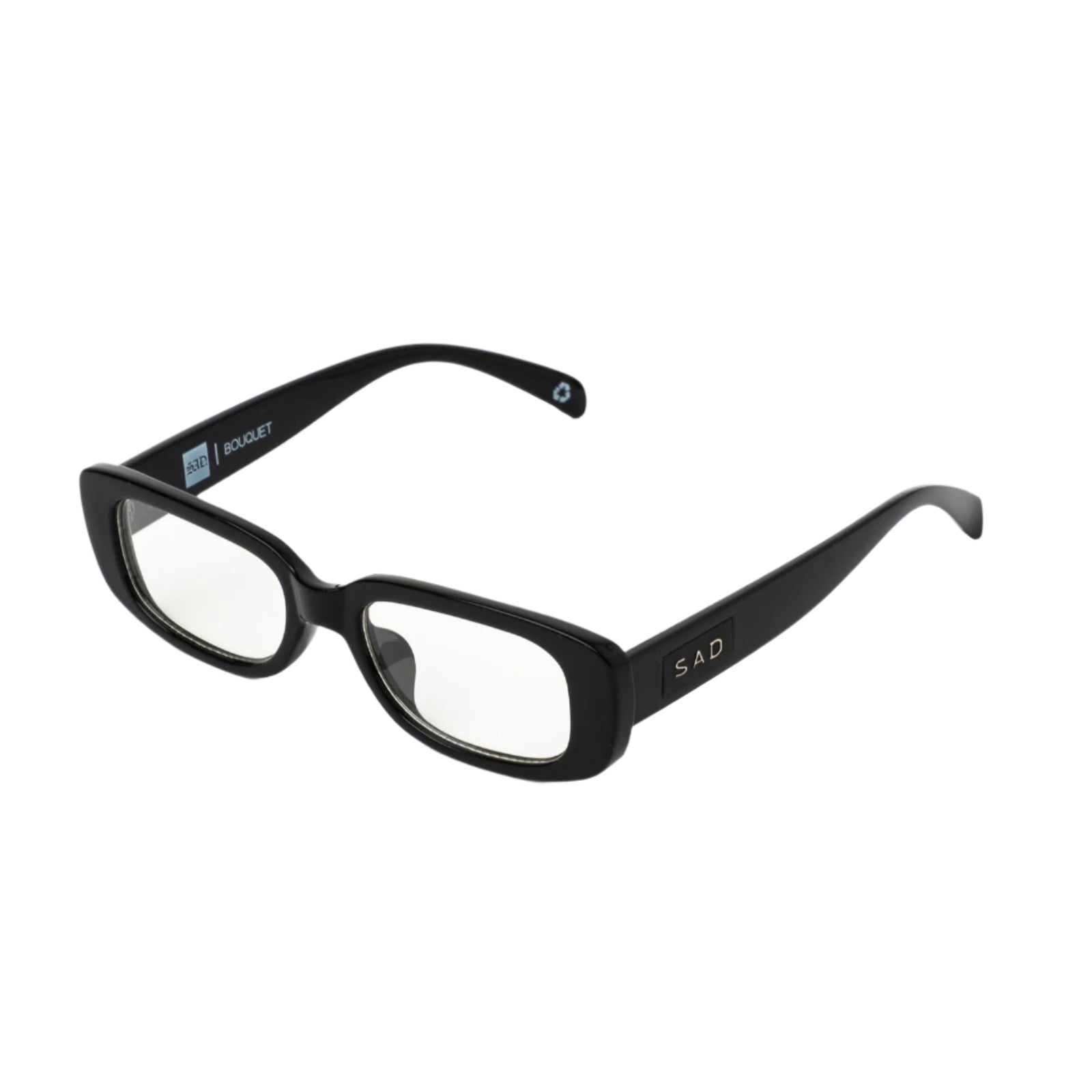 Bouquet // Gloss black [Clear lens]