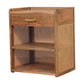 Solid Wood Larissa T-Bar Bedside Table