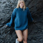 [WS] Azure Dolphin Knit Sweater