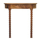 Solid Wood Spindle Radiator Console Table