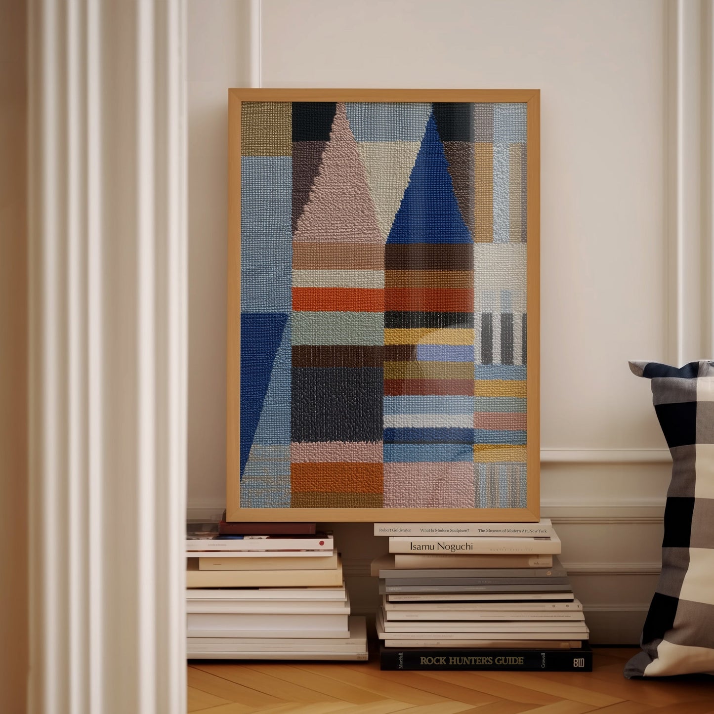 Woven Perspectives No. 04 — Geometric Abstract Art Print