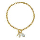 Marquise & Pearl Toggle Necklace