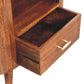 Solid Wood T-Bar Cortez Cabinet