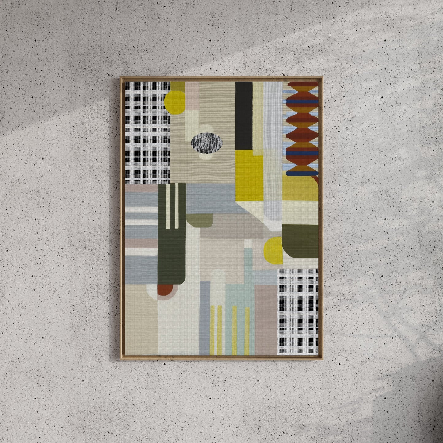 Woven Perspectives No. 16 — Geometric Abstract Art Print