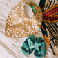 Upcycled Sari Baby Bibs