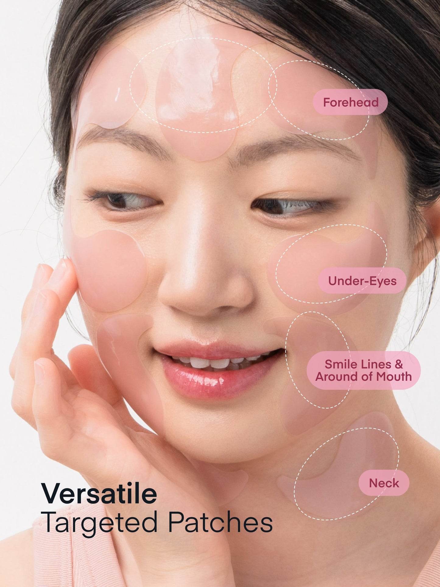 Terez & Honor Korean Collagen Mask Set - 3-Piece Bundle with 4ea Bio-Collagen Face Masks, 100 ml Night Wrapping Peel-Off Mask & 60 pcs Eye Patches for Deep Hydrating, Firming & Glass Like Glow