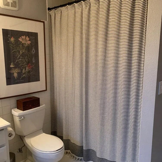 Zipper Shower Curtain