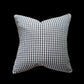 Chocolate Gingham Pillow Cover