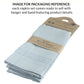 ECOLOOM Handwoven Cotton Napkins – Set of 2. Cotton – Fair Trade – Artisan Made
