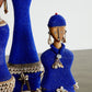 Tanzanite Beaded African Namji Doll