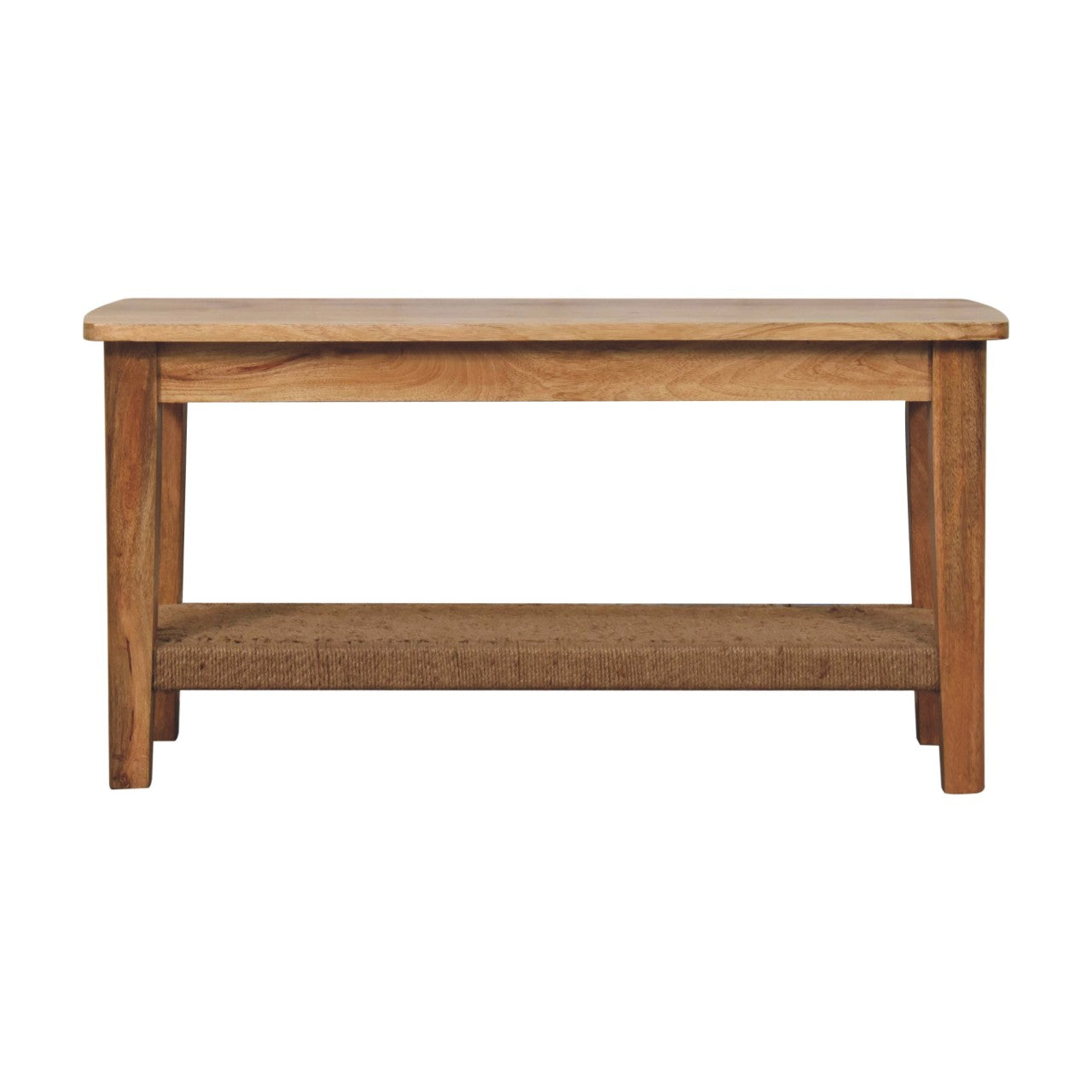 Rope Coffee Table, Open Shelf