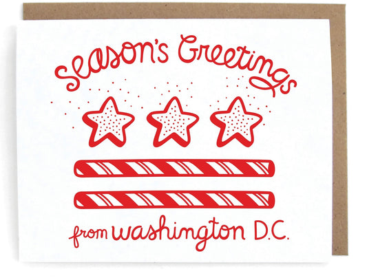 DC Flag Season's Greetings - Set of 8