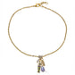 Fish and Pearl Charm Necklace