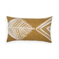 Oceanic elegance artisan print fish lumbar pillow cover