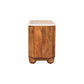 Artisan Furniture Solid Wood Beaumont Marble Shoe Cabinet