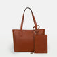 Elba medium size structured tote in vegetable-tanned leather