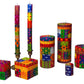 Multi Color Ethnic Painted Candles