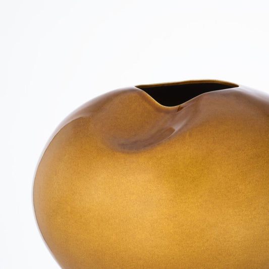Milan Honey Sculptural Vase