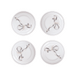 Ribbon Dinner Plates
