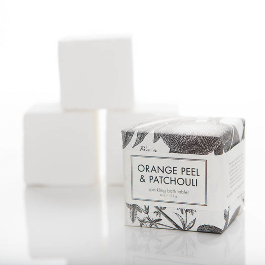 Orange Peel & Patchouli - Sparkling Bath Tablet
