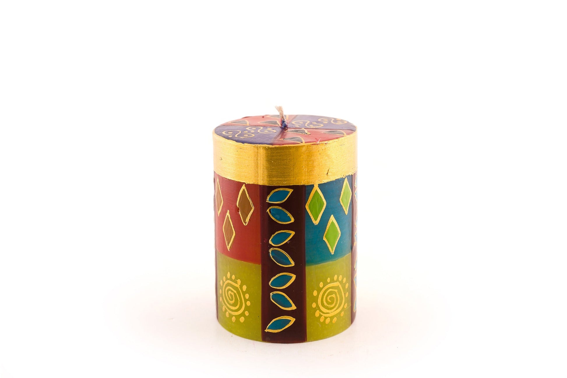 African Mineral Painted Candles