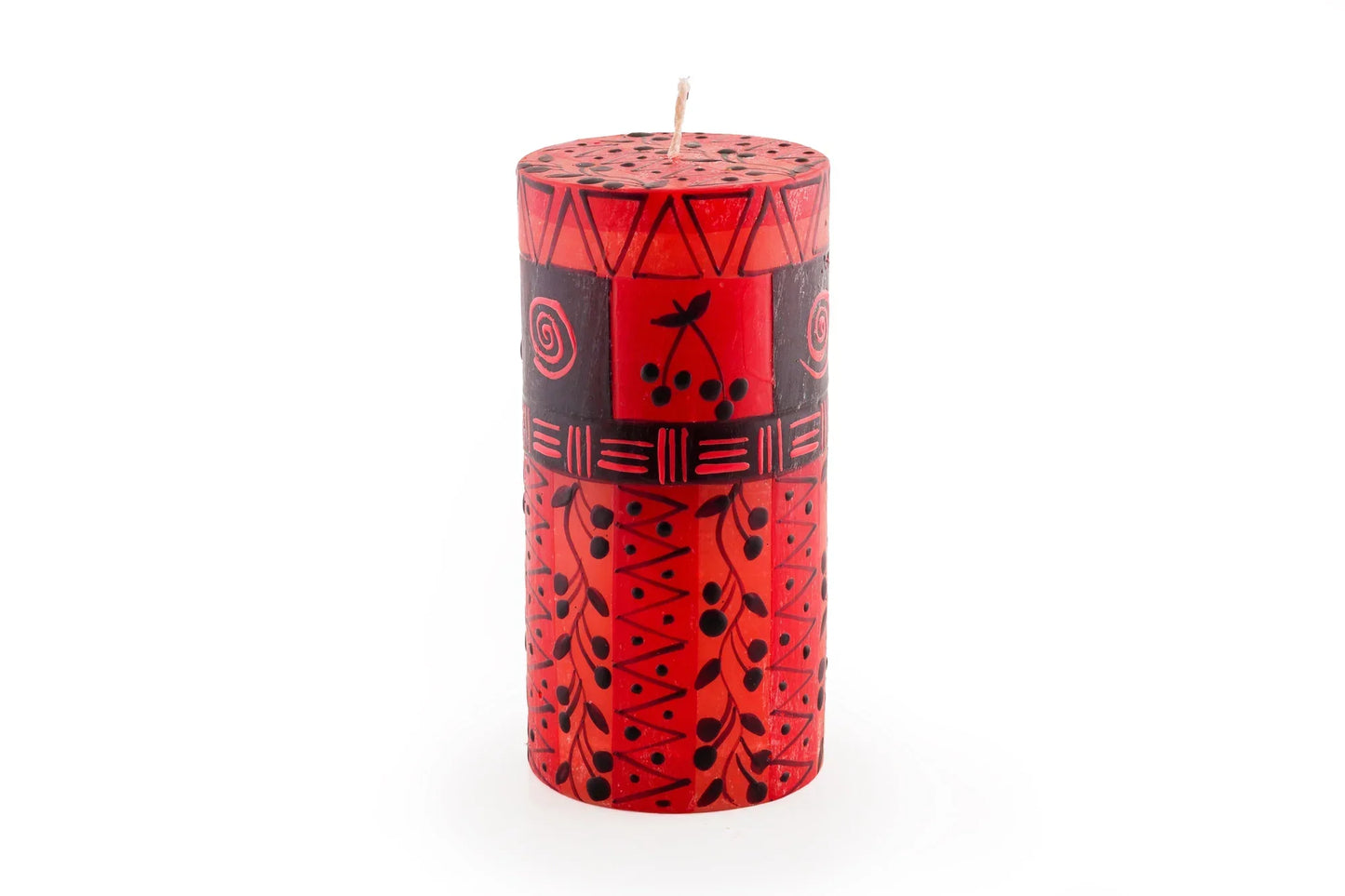 Berry Blaze Painted Candles