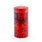Berry Blaze Painted Candles