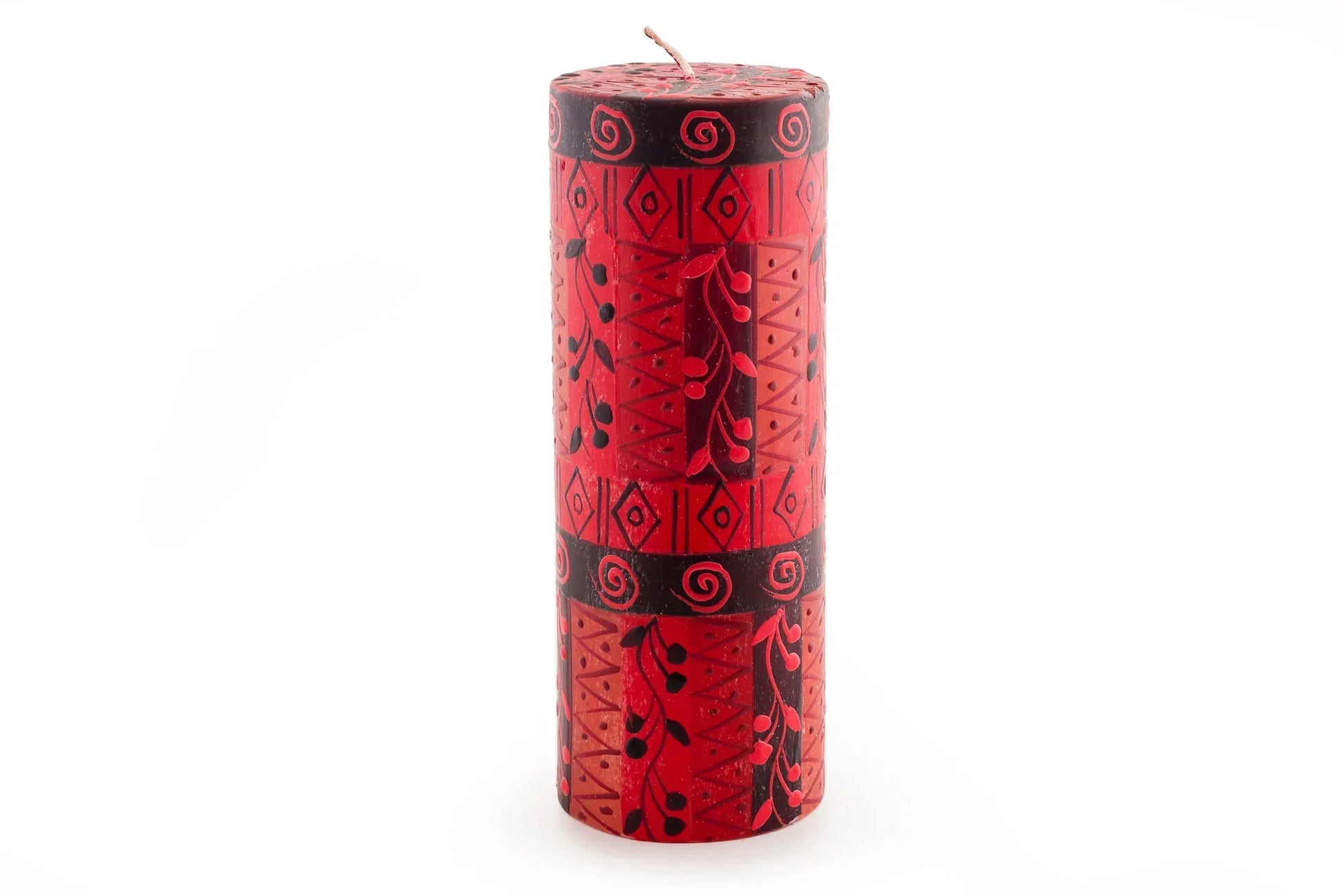 Berry Blaze Painted Candles