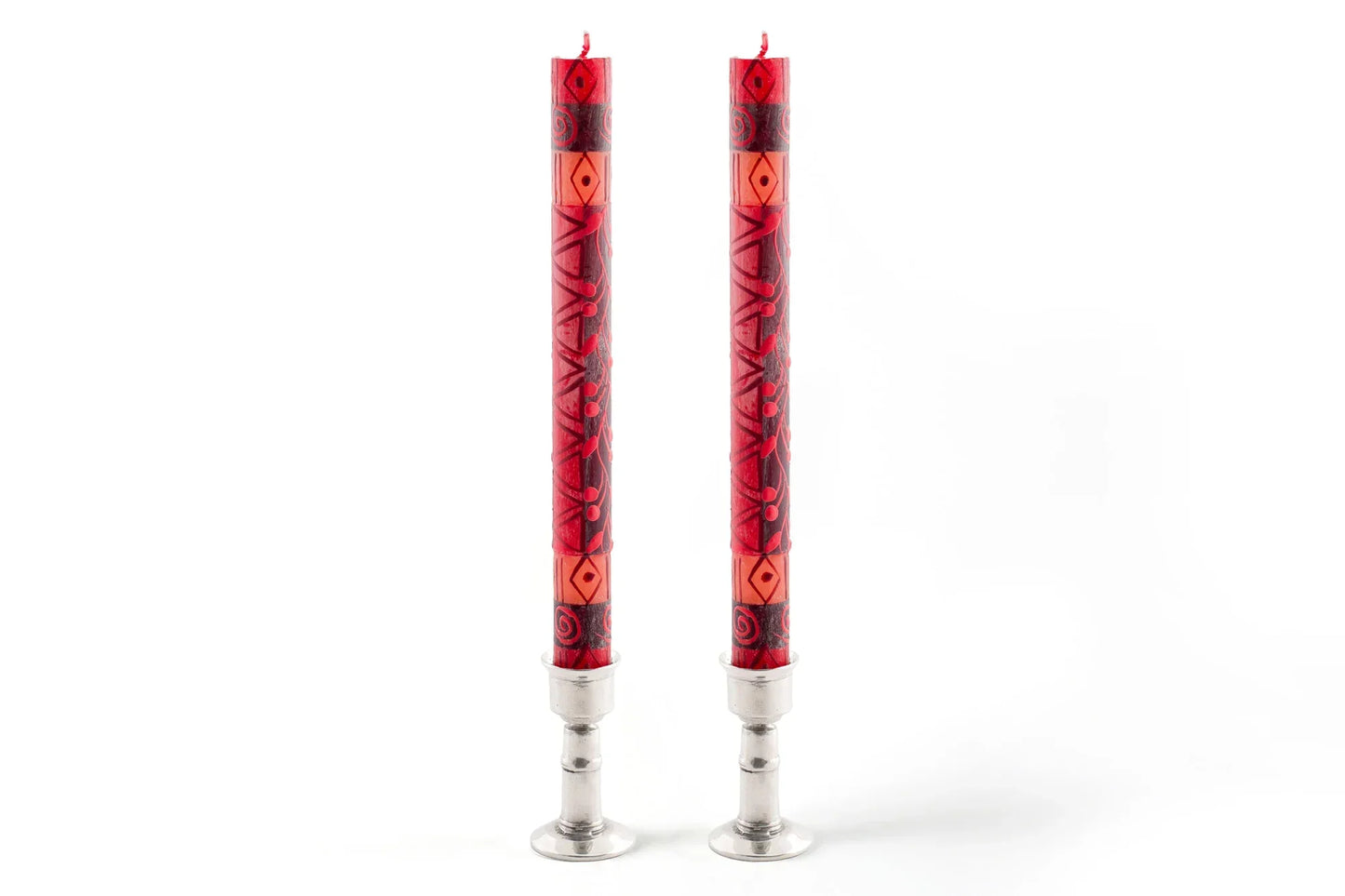 Berry Blaze Painted Candles