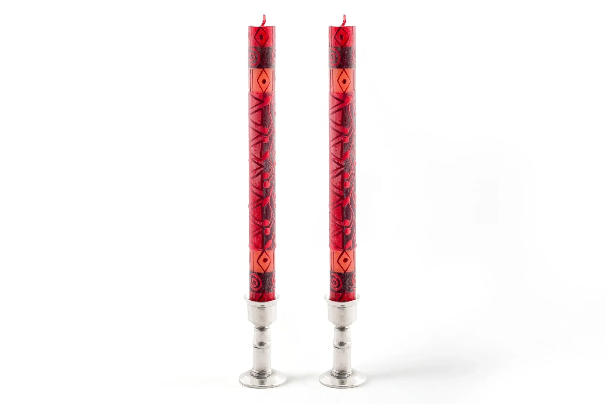 Berry Blaze Painted Candles