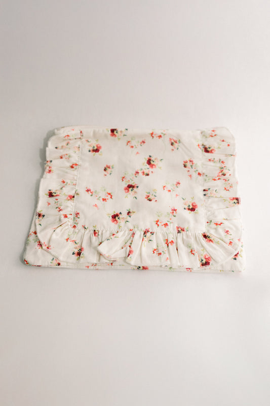 Vintage-Inspired Floral Pouch- Magnolia Springs